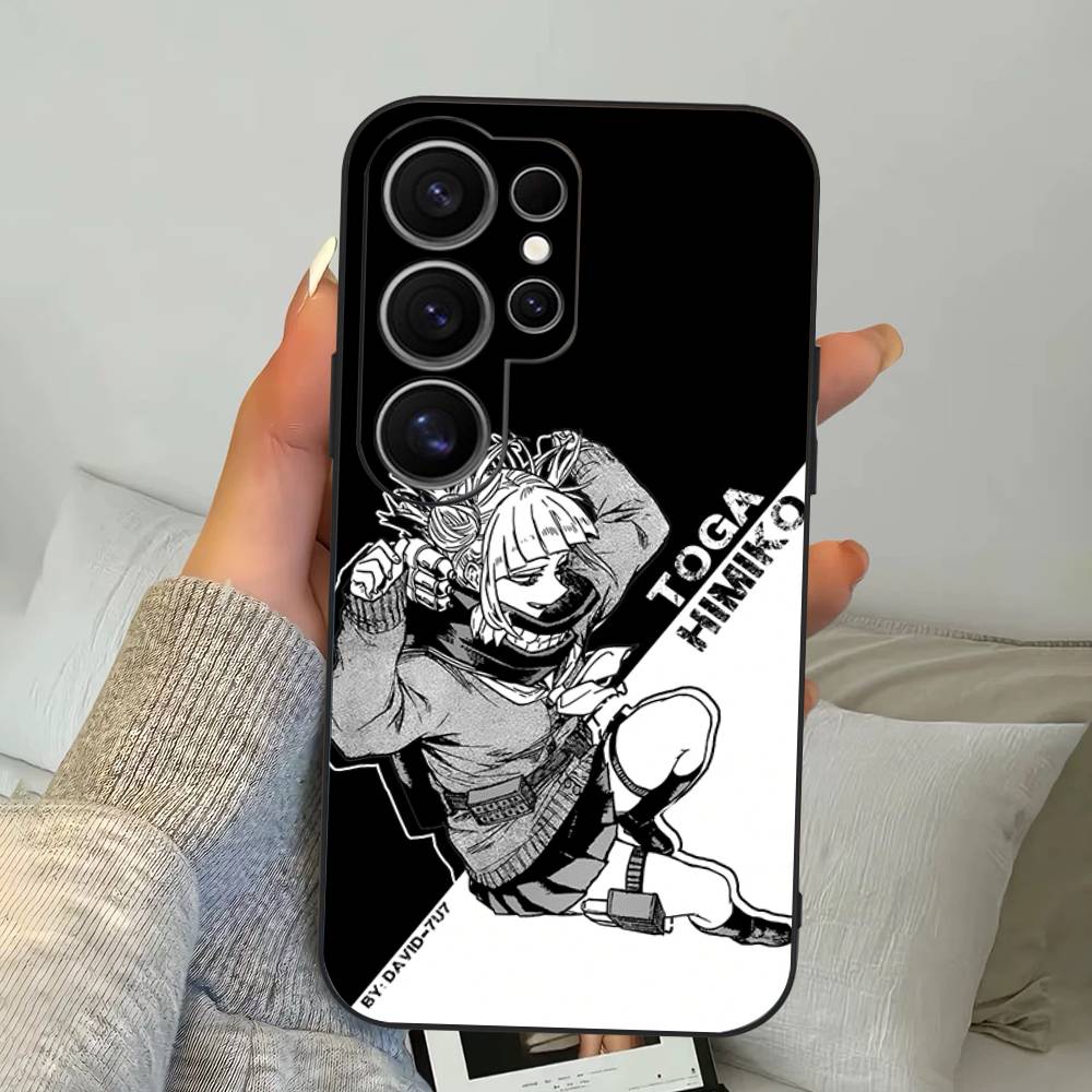 Himiko Toga Boku No Hero Academia Phone Case For Samsung S 24 fe 25 Ultra plus 20 lite 21 30 22 23 24 22 Ultra 5G Fundas Samsung S21