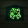 Glow Halloween Green Skull Palm Decal Wall Sticker For Home And Spaces Office