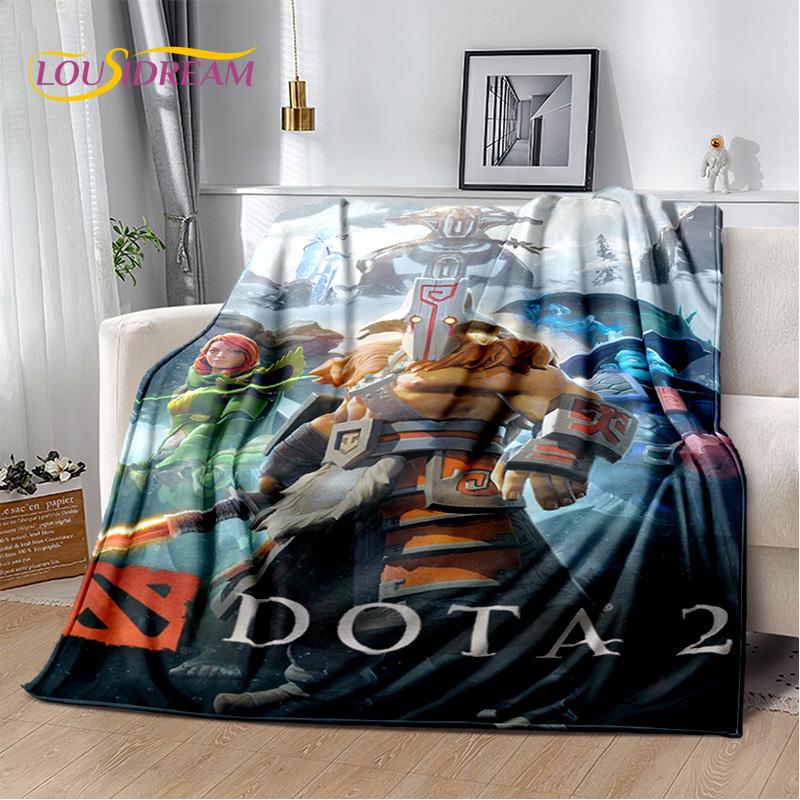 RPG Dota2 Klassiker Spiel Gamer Decke, Weiche Überwurfdecke für Zuhause Schlafzimmer Bett Sofa Picknick Reise Büro Ruhe Decke Kinder
