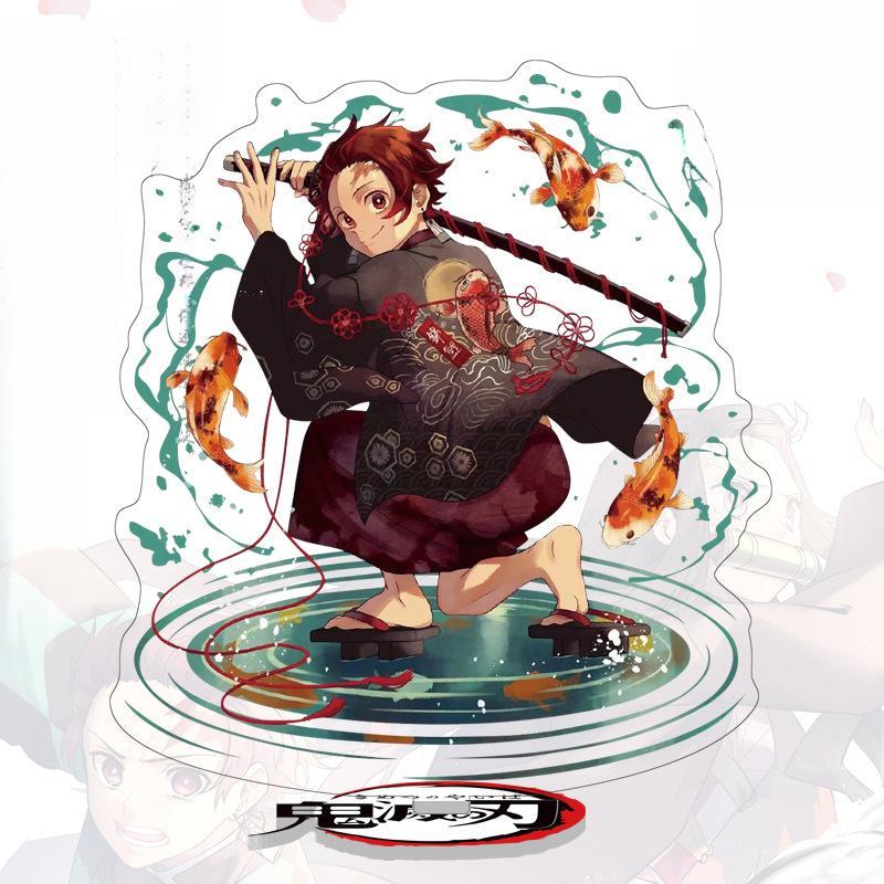 Standee de 16 cm de altura de "Demon Slayer" de Tanjiro y Nezuko - Adorno Acrílico
