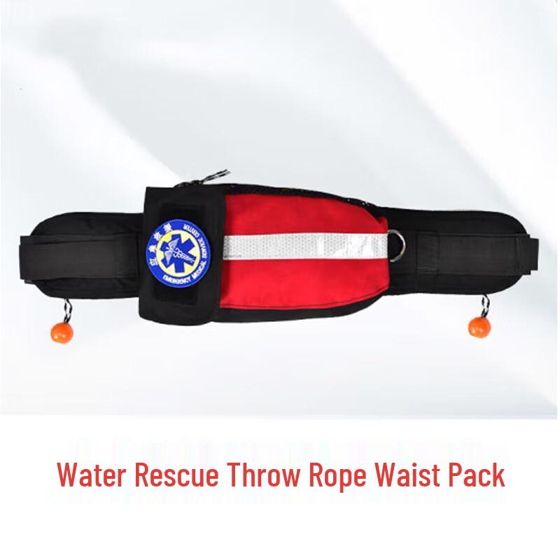 Fluorescent Rescue Throw Rope Bag