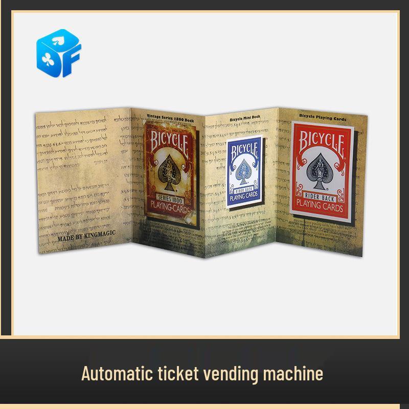 Northern Magic Props Liu Qian Automatic 3D Card Dispenser: Strong Magnetic Close-up Stage Props for Dispensing Playing Cards.