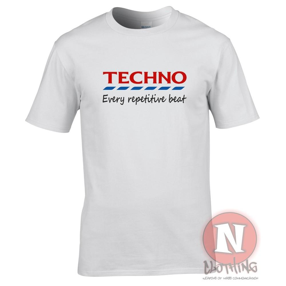 Techno TShirt Dance Rave Music Electronica Ambient Edm Tesco Spoof
