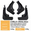 Toyota Corolla Cross 2022 Mud Flaps - Automotive Accessory