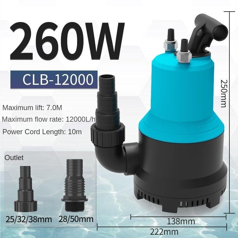 Large Aquarium Specific Vertical Pump Fish Pond Silent Pumping Pump Flow Variable Frequency Submersible Pump