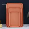 Multi-use Large Capacity Serving Tray Plastic Practical Food-grade Storage Tray for Home