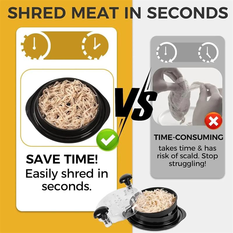 Chicken Shredder Tool Meat Breast Shredding Separation Mincing Grinder Machine With Lid For Shredding Chicken Pork Beef