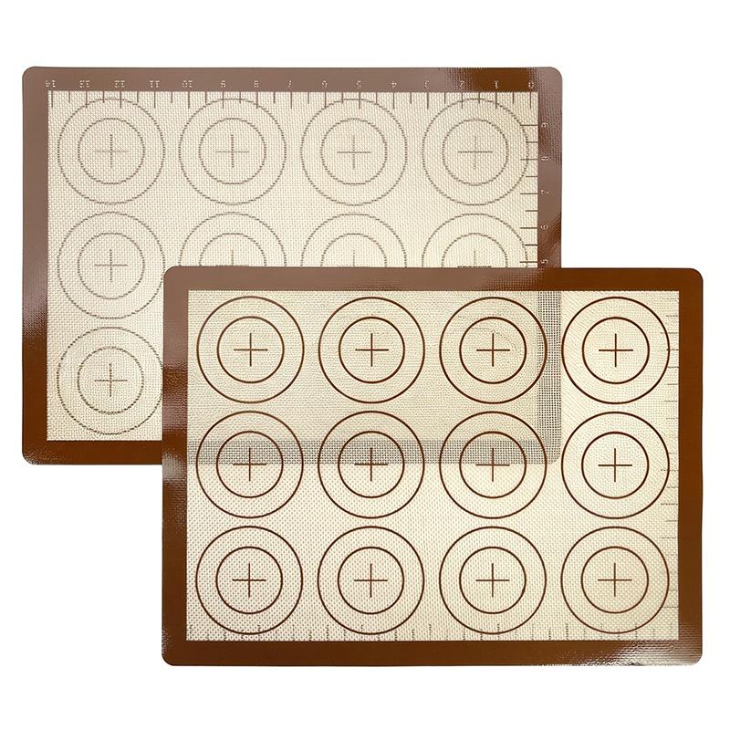 1Pcs Silicone Baking Mat For Oven, Reusable Non-Stick Heat Resistant Bakeware Sheets With Measurements, For Cookie Pastry