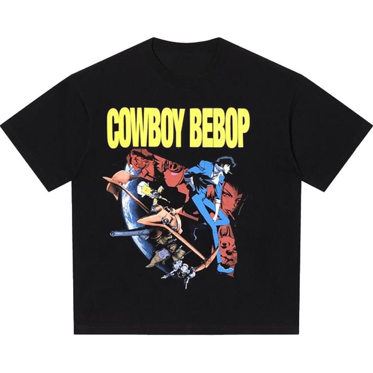 

Cowboy Bepop Spike Anime Vintage Cover Tee Short Sleeve Unisex Shirt S5XL Unisex T-Shirt XL