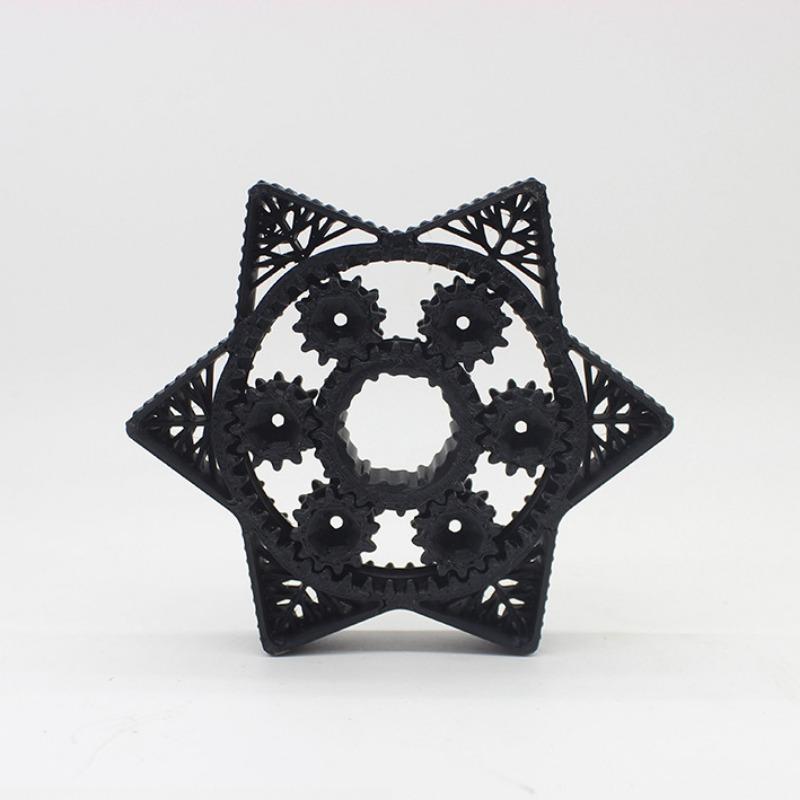 

Six Pointed Star Gear Hand Spinner Fidgeting Spinner Roller Edc Relieve Stress Ease Plaything Spinning Top Tip Antistresse For Kids