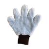 1 Stück beidseitiger dicker Plüsch-Waschhandschuh für das Auto, weicher 5-Finger-kratzfreier Handschuh für die Schaumreinigung, wasserdicht, Handgelenk, Detailpflege