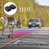 Car Deer Whistle 1 Pair Waterproof Horn Save Animal Whistles Alert For Night Highway Camping Road Trip Driving Commute Hiking