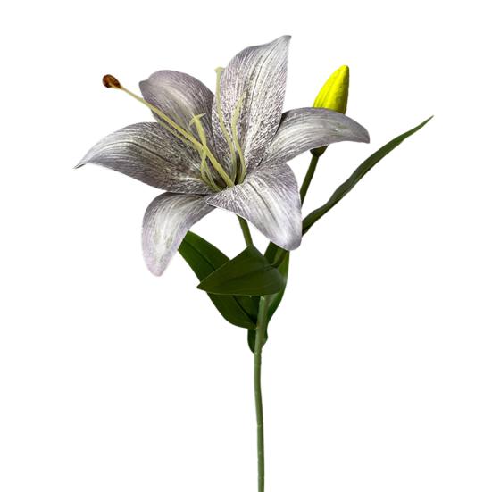 Faux Lily Flowers Bulk Realistic Artificial Tiger Lily Long-lasting Fake Lily Stem for Floral Arrangement Wedding Party Home Decor