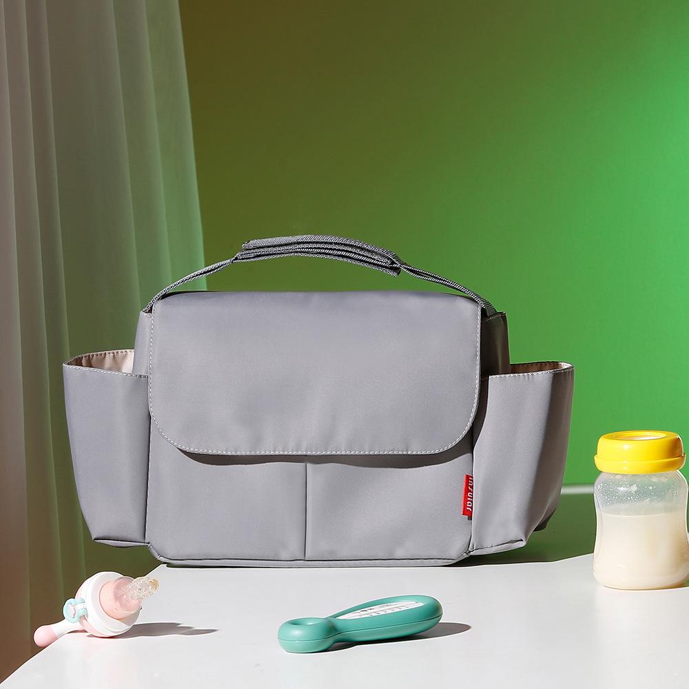Large Capacity Portable Nylon Stroller Hanging Bag - Multifunctional Mommy Bag