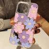 Pastel Oil Painting Daisy Floral Pattern Clear Phone Case For iPhone 17 16 15 14 13 12 11 Pro Max 15 Plus Air XS X XR Soft Cover