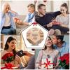 1 Pack Holzwürfel Valentinstagsgeschenk, Paar Date Night Würfelgeschenk, Liebesspiel, Romantischer Spieleabend, Design im Landhausstil