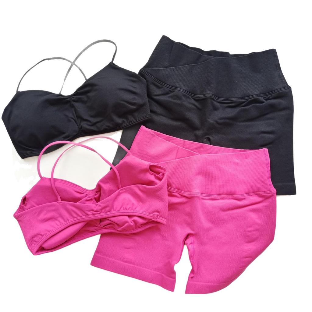 Backless Yoga Sports Bra with Chest Pads - Quick-drying, Shockproof Fitness Tank Top