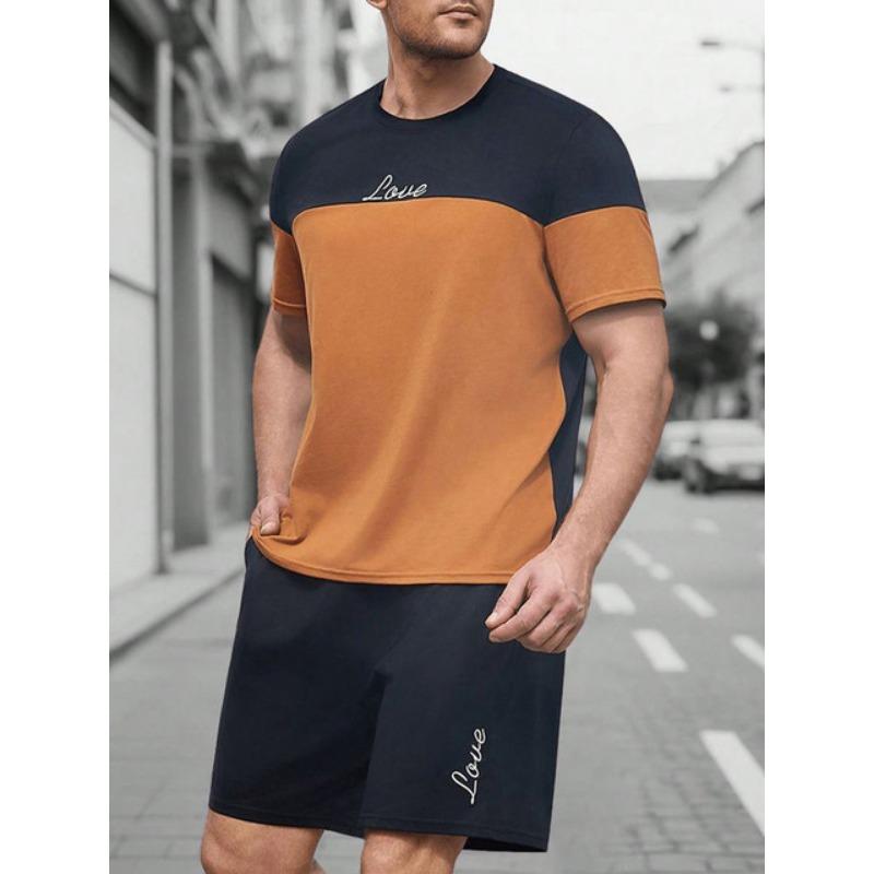 3D Printed Men's Summer Everyday Street Men's Short-sleeved T-shirt And Shorts Set Outdoor Beach Short Urban Fashion Set