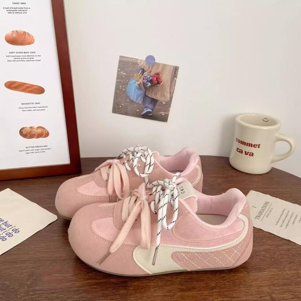 Retro Forrest Gump Shoes Soft Sole Dopamine Mango Dexun Shoes Women's 2025 Spring New Ins Korean Version Casual Board Shoes
