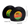 Vinylové CD zarážky na knihy Kreativní stojánek na knihy Dekorace na stůl Rubbie Vintage Partition Knihovna Kancelářské doplňky