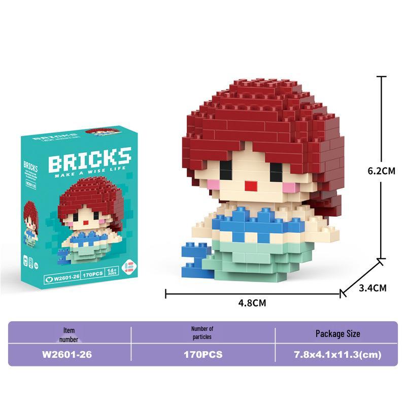 Santa Claus Micro Bricks Educational Toy - Compatible with LEGO, Building Blocks for Kids