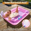 SYNCFUN Boia Inflável para Piscina de Bronzeamento 178cm x 117cm Boias de Piscina 4 em 1 Banheira de Bronzeamento Bote para Festa na Água Presentes