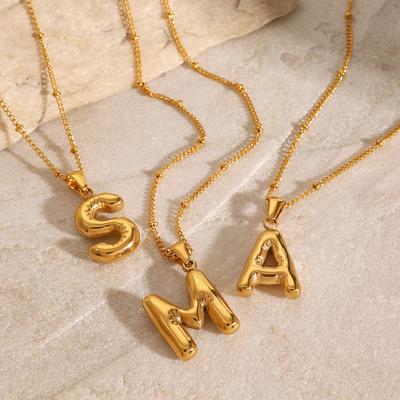 Stainless Steel Letter Necklace Pendant, High-end Collar Chain, Titanium Steel Jewelry for The Neck.