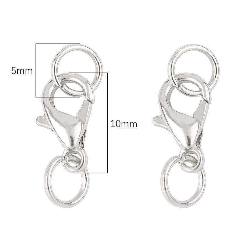 Handmade Alloy Lobster Clasp Pendant: DIY Keyring & Jewelry Accessory