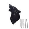 3D Metal Wolf Logo Car Front Grille Badge Side Fender Rear Trunk Emblem Sticker Decal  Car Exterior Decorative Accessories