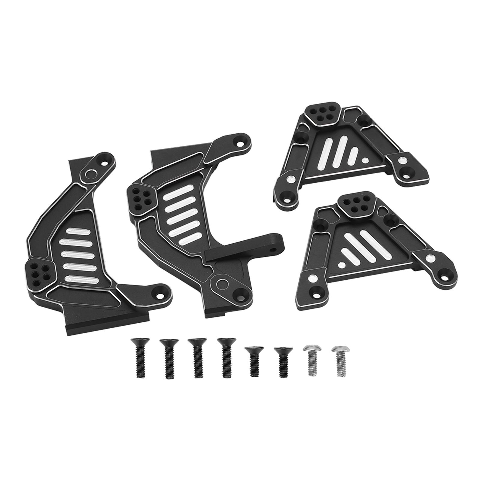 

Aluminum Alloy Front Rear Shock Towers Mount Suspension Bracket for Axial SCX6 JLU 16 Climbing Car