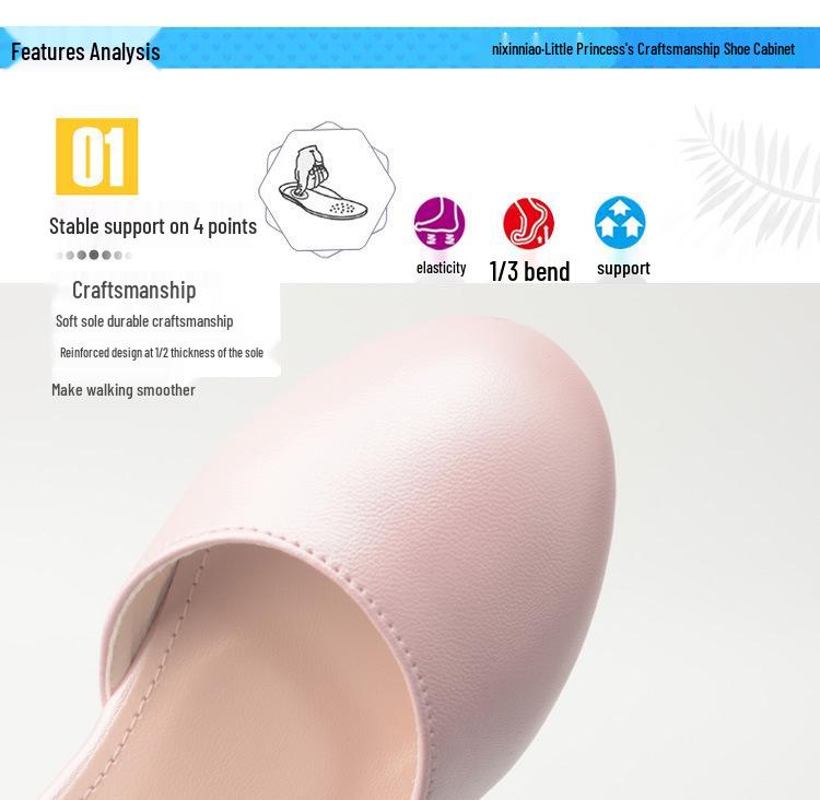 Białe buty księżniczki na wysokim obcasie dla dziewcząt, z cyrkoniami i perłami, na wiosnę i jesień