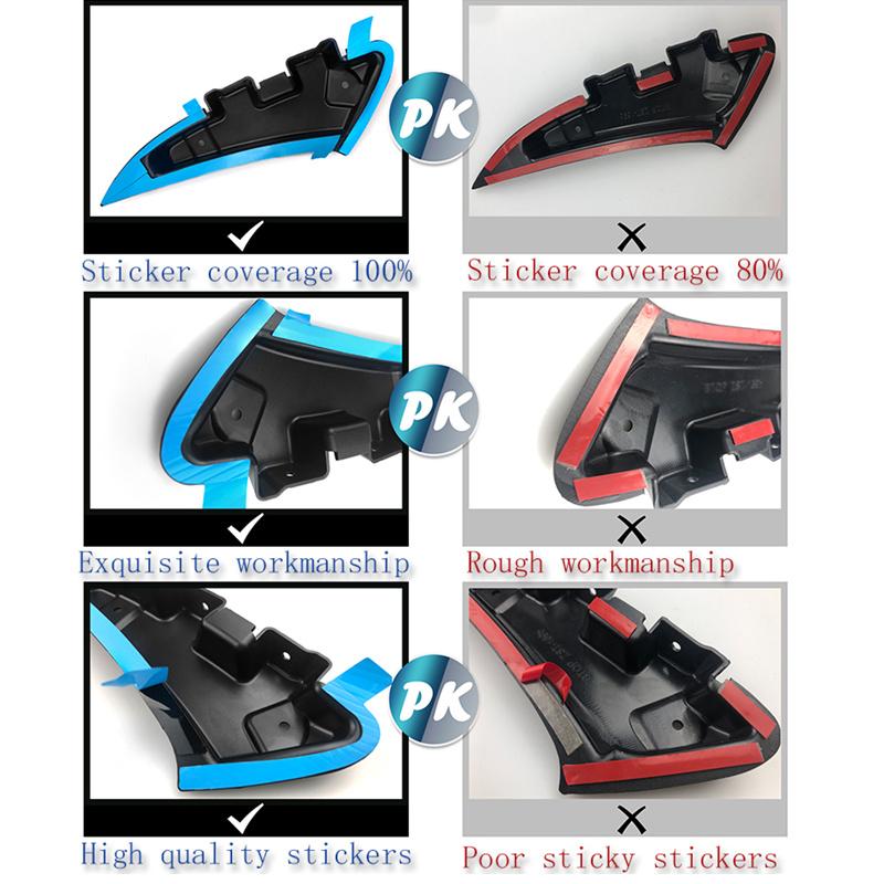 Car Styling Rear Bumper Spoiler Side Canard Splitter For Mercedes CLA CLASS C/X118 CLA35 CLA45 CLA180 CLA200 CLA250 AMG 2020+