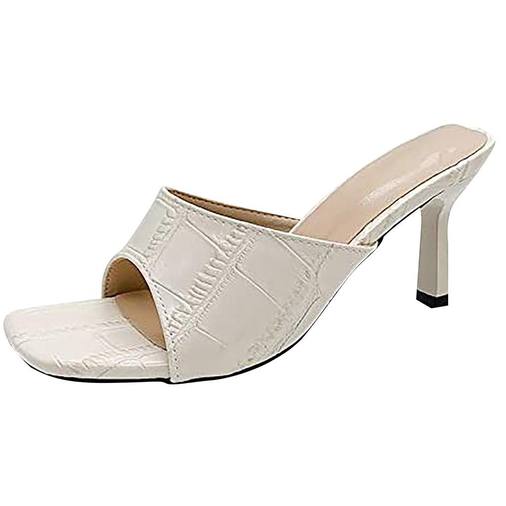 Mujeres de tacón abierto de tacón abierto nuevos productos de verano fino  tacón alto sandalias altas comprar a buen precio — entrega gratuita,  reseñas reales con fotos — Joom