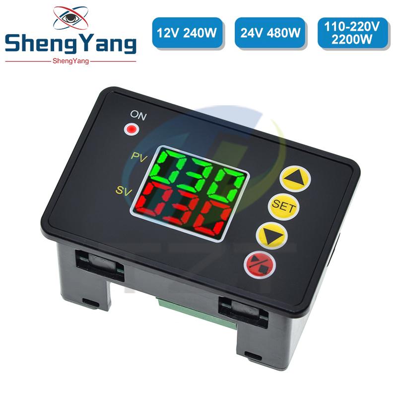 1/2/5PCS T2310 0-999s/min/hour DC 12V 24V AC 110V 220V Digital Time Delay Module Relay Open Timer Control Module Power Supply