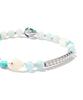 Ocean Heart Aquamarine Bracelet (PLT-BR-142_SKB)