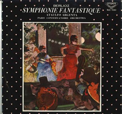 LP Record ATAULFO ARGENTA PARIS CONSERVATOIR  Berlioz Symphonie Fantastique Op.  SLC1282 LONDON 1964 Japan Classical Used
