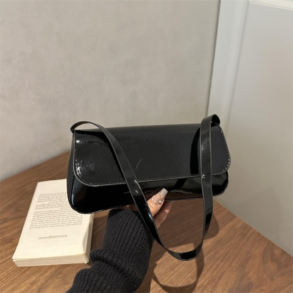 Mode Flip Cover Schoudertas PU Vierkante Onderarmtas Handtas