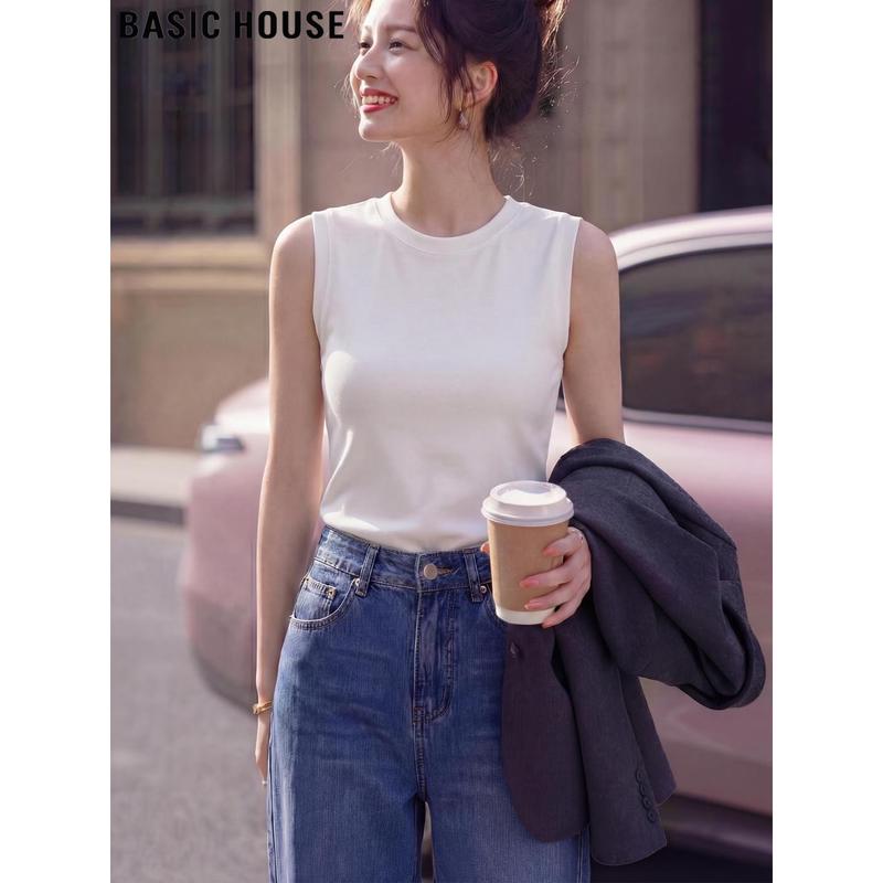 Women s Slim Fit Racerback Sleeveless Top M