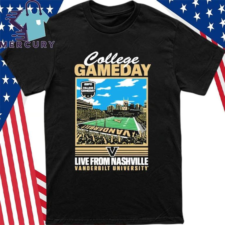 College Gameday Live From Nashville Commodores Shirt Unisex T-Shirt S