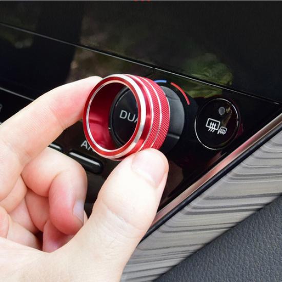 For Corolla Cross   Air Condition Knob Button Ring Cover Decor Pair