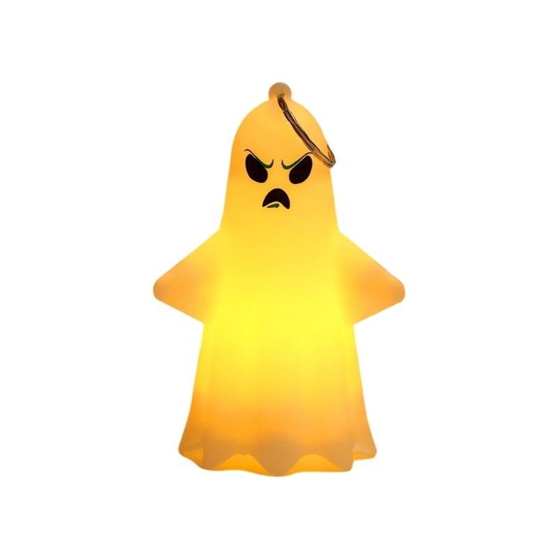 Glowing Plastic Ghostly Lamp Ornamentation Easy Hanging Light Design Safe For Kids Holiday homes Decoration Garden Display