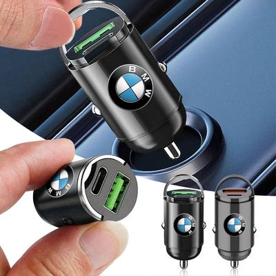 1ks Nabíječka do auta USB Typ-C Adaptér pro rychlé nabíjení Autopříslušenství pro BMW F10 F20 F30 E90 F80 F87 X1 X2 X3 X4 X5m M2 M3 M4 M5 M6