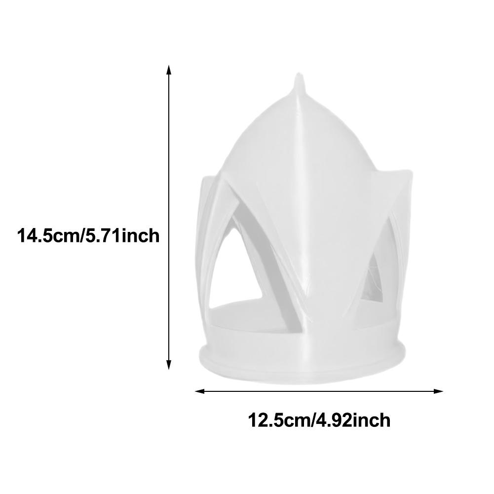

1Pcs Rocket-Shaped Bird Feeder Stylish Outdoor Hanging Feeder For Backyard Birds For Attracting Birds 12.5*14.5cm белый