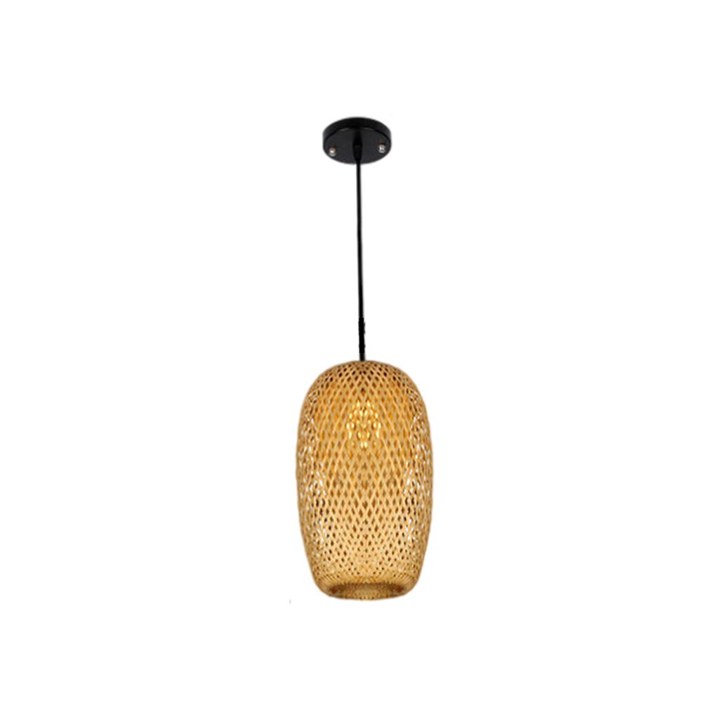 Bamboo Lamp Shades Weave Hanging Light Ceiling