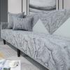 Housses de Canapé en Velours Côtelé Style Pastoral Universelles Quatre Saisons Coussin de Canapé Antidérapant pour Salon Fauteuil Tapis Housse de Canapé