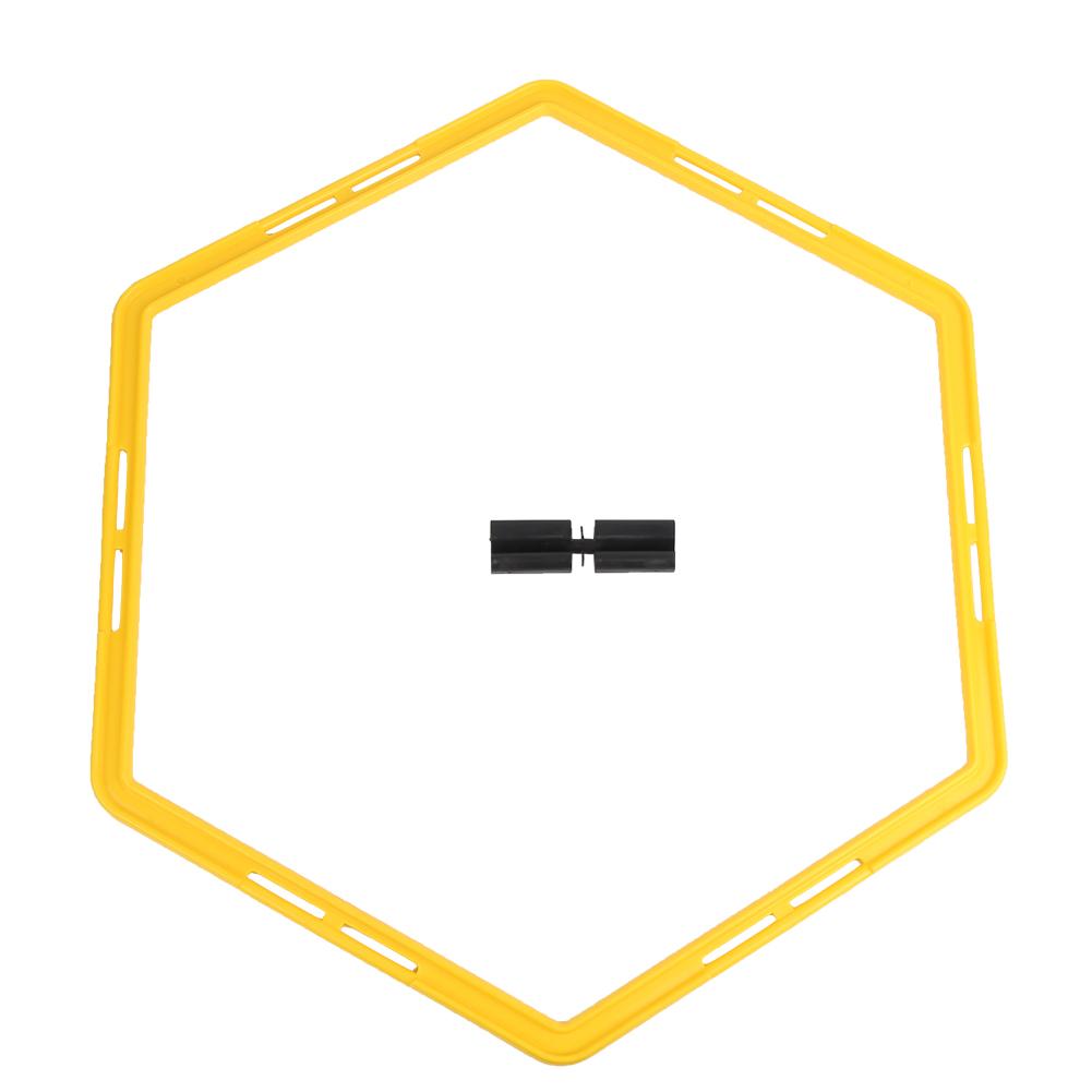 6Pcs Hexagon Agile Ring Polygon Physical Training Hexagonal Step Suit Football Equipment