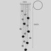 Nordic luxury staircase pendant light modern ceiling light home decoration dining room chandelier living room lighting fixtures