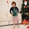 Family Matching Print Sets Pajamas Loungewear Outfits Family Matching Long Sleeve Tops+Pants Set