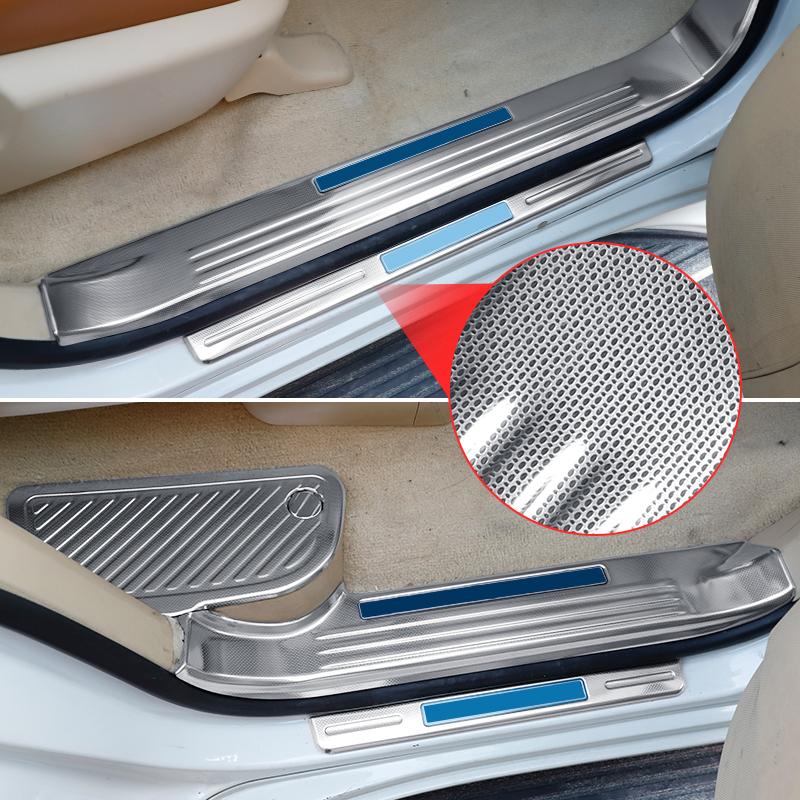 OKBY5 For Toyota Land Cruiser 200 LC200 2008-2021 Tuning Interior Decoration Accessories Modification, Stainless Steel Threshold 2020