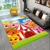 Süßer plim plim Cartoon Rutschfester Bereichsteppich für Wohnzimmer, Schlafzimmer, Spielzimmer, Weiche Teppichbodenmatte Heimdeko Teppich Zimmergeschenk